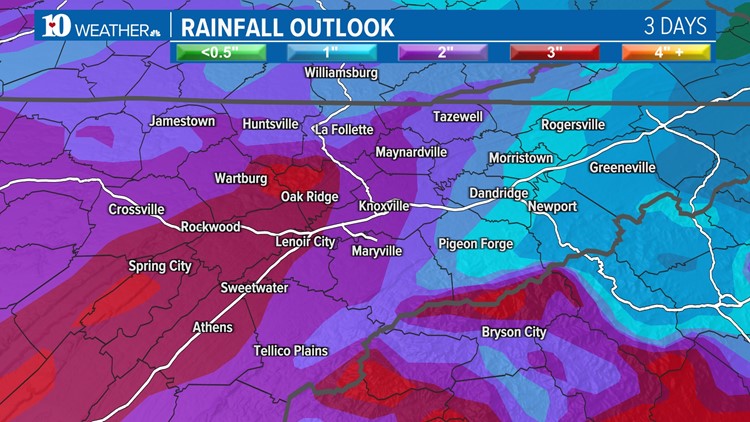 Heavy rain and flooding possible Wednesday night and Thursday