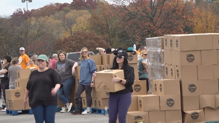 Second Harvest hands out turkeys ahead of holiday, nonprofits say food insecurity is on the rise in East TN