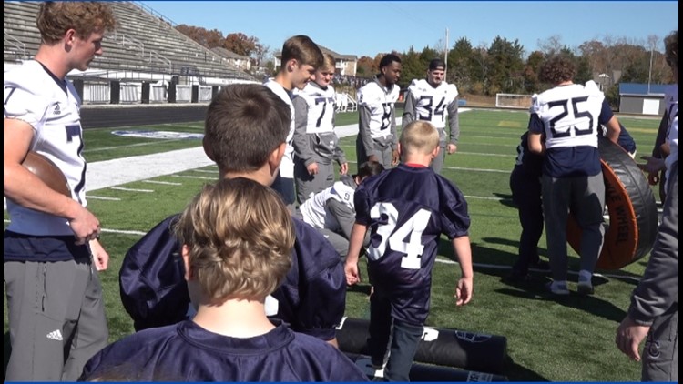 Anderson County football players host camp for Clinch River Community School students Anderson County football players host camp for Clinch River Community School students