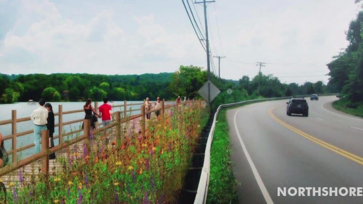 The Northshore Drive Pedestrian Safety Project is now in phase three