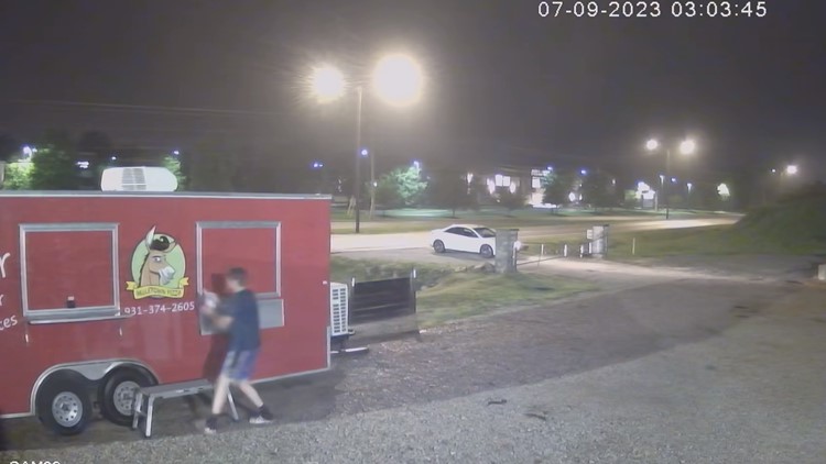 Police release security video of suspect posting alleged KKK flyers in Columbia, TN