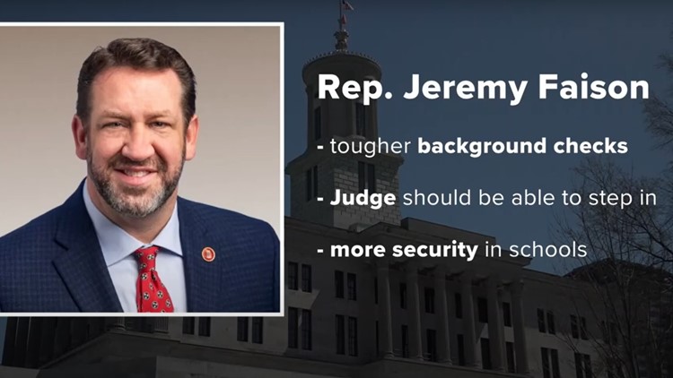Republican Caucus Chair Jeremy Faison supports gun restriction laws for some people