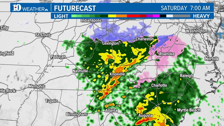 Rain chances likely the first weekend of 2024