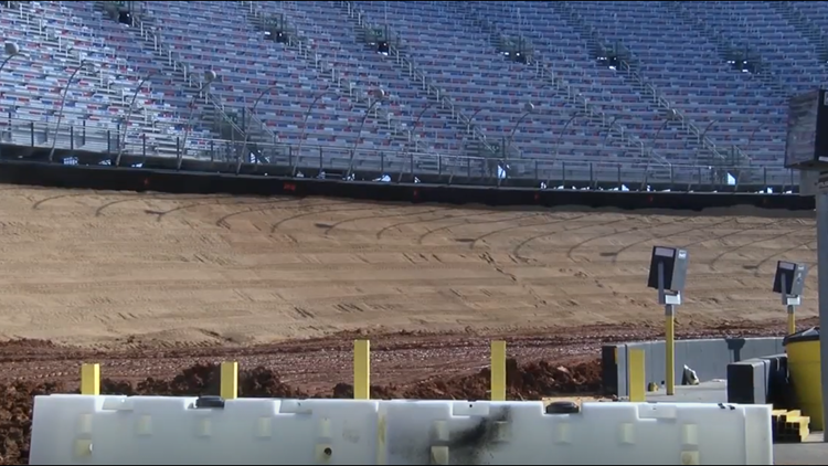 Bristol Motor Speedway uses dirt from local campground to transform track