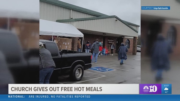 Grainger County church gives out free hot meals Grainger County church gives out free hot meals