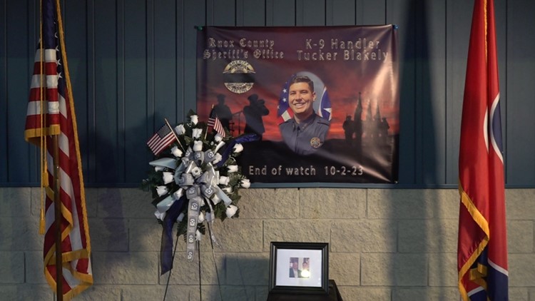 Memorial for fallen Knox County deputy set up in Maynardville