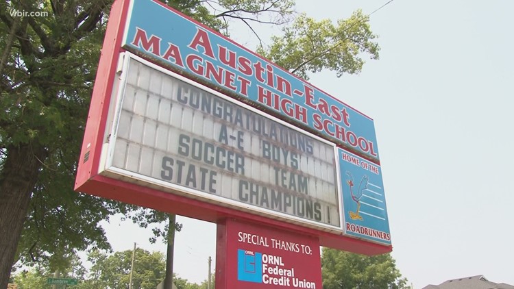 Austin-East High School community to gather for ceremonial lighting of new messaging center