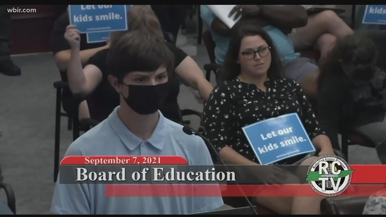 Middle TN student mocked by adults after sharing personal COVID-19 connection at school board meeting