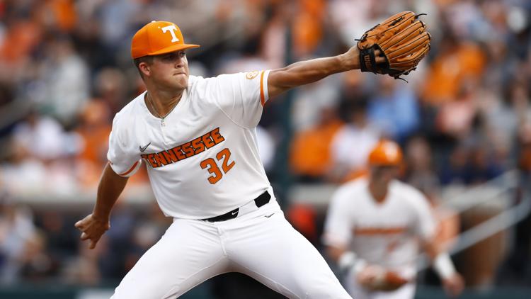 Tennessee pitcher Drew Beam drafted 76th overall by Kansas City in 2024 MLB Draft