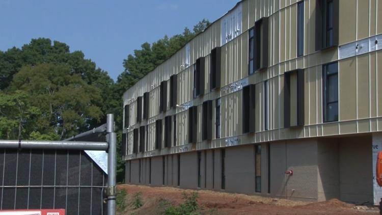 KCDC installs solar panels at upcoming housing community for veterans, Liberty Place