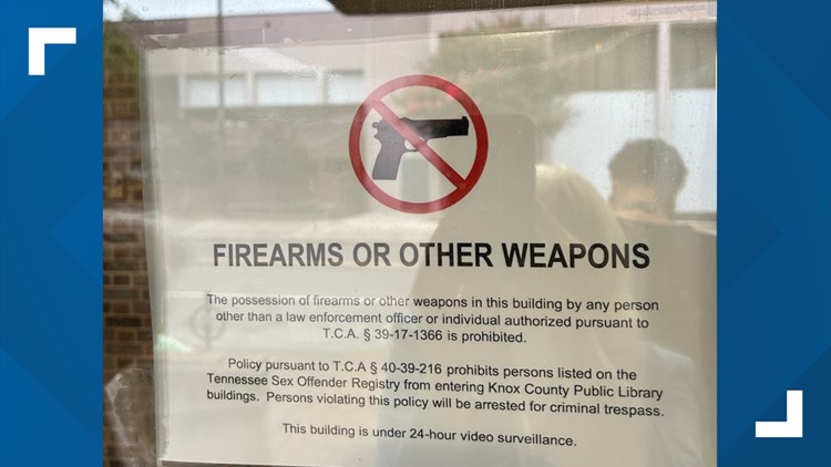 Knox County Mayor allows people with concealed carry permits to bring guns inside public libraries