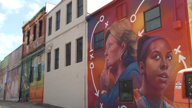 Dogwood Arts working to create new spot for public art, bringing in artists from across the US for murals