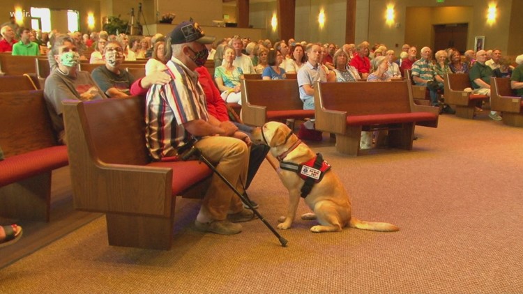 Smoky Mountain Service Dogs passes the leash to East Tennessee veteran