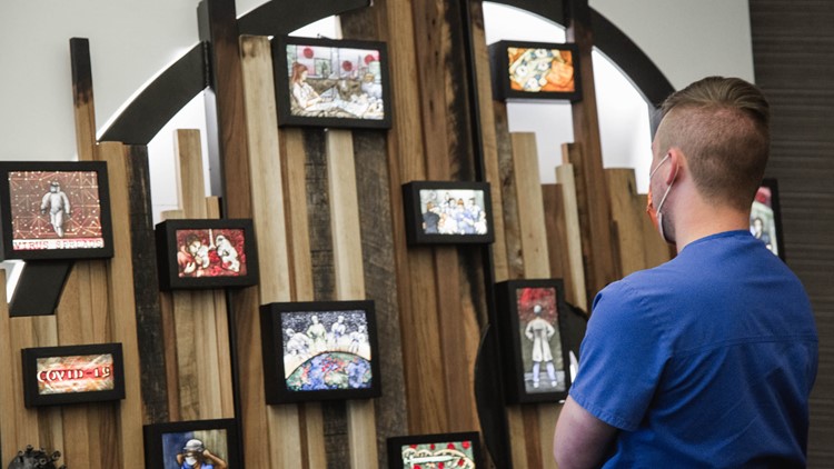 Remembrance and Recognition: UT Medical Center unveils artwork about COVID-19 pandemic Remembrance and Recognition: UT Medical Center unveils artwork about COVID-19 pandemic