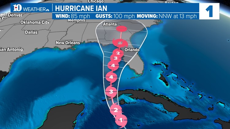 Florida prepares as Hurricane Ian strengthens