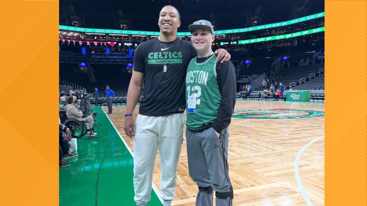 Grant Williams superfan battling cancer gets to meet the VFL before a Celtics game