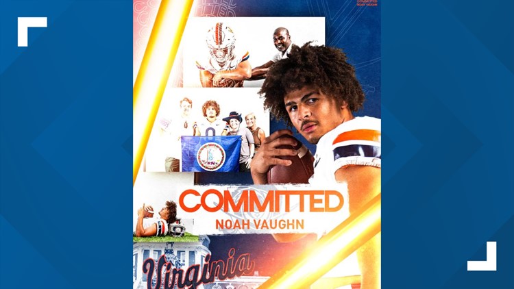 Maryville football standout Noah Vaughn commits to Virginia