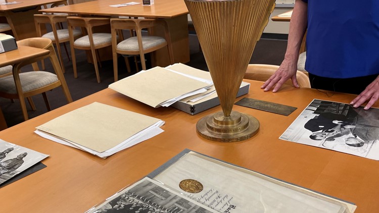 Treasure trove: Clarence Brown left UT with a bounty of artifacts from his moviemaking career