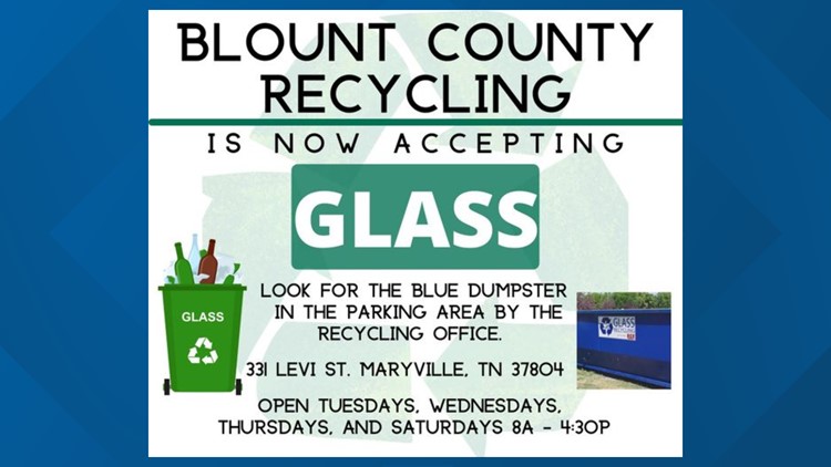 Blount County Recycling now accepting glass