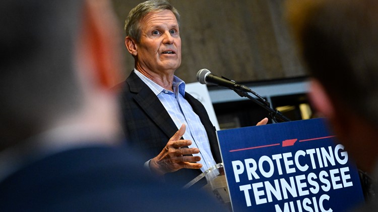 Tennessee governor, music leaders launch push to protect songwriters and other artists against AI