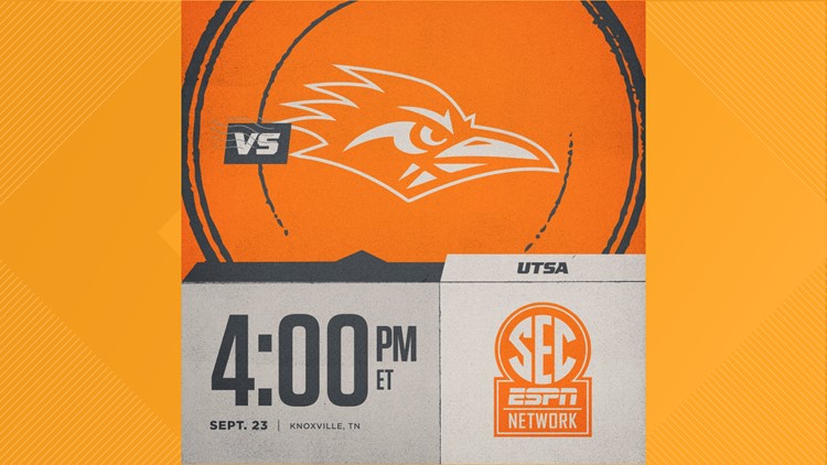 Kickoff time announced for UT vs. UTSA