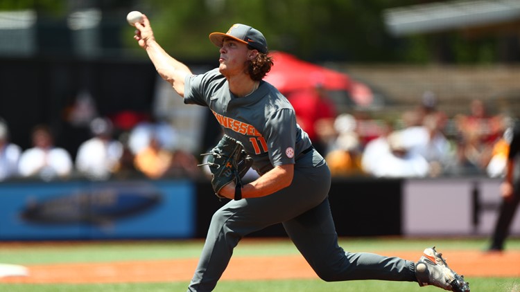 Tennessee pitcher Chase Dollander taken ninth overall in the MLB Draft by the Colorado Rockies