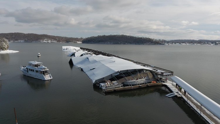 No injuries reported after roof collapse at Fort Loudon Marina, Lenoir City Fire Dept. says