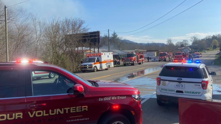 Chapman Highway reopens in Seymour after crews respond to structure fire