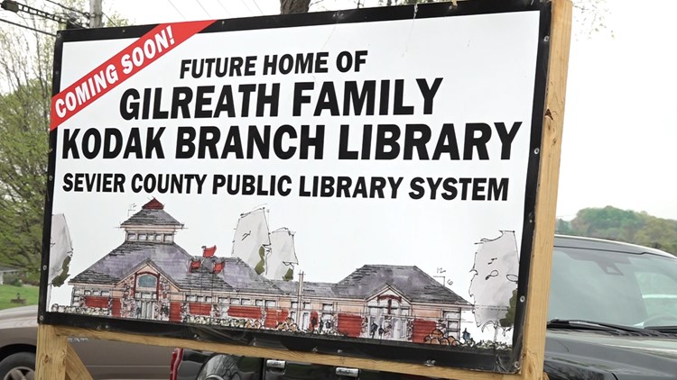 Sevier Co. leaders gather for groundbreaking ceremony on Kodak library project
