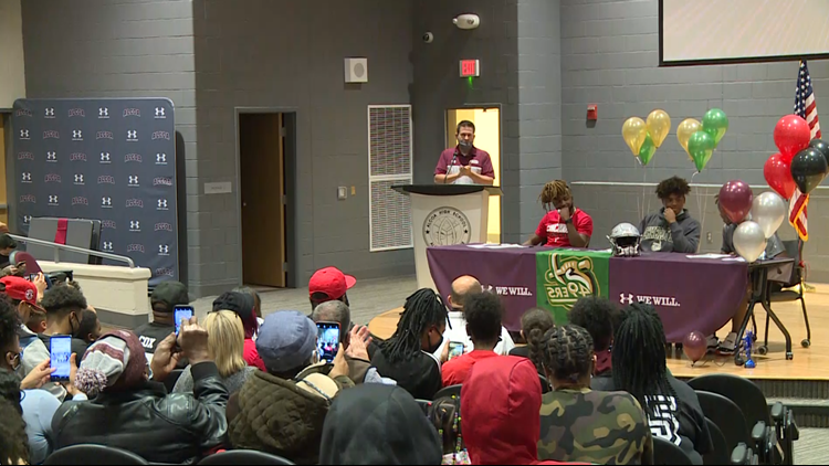 Four Alcoa seniors sign to play Division I football on National Signing Day