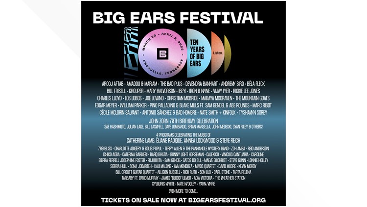Big Ears Festival announces official 2023 lineup