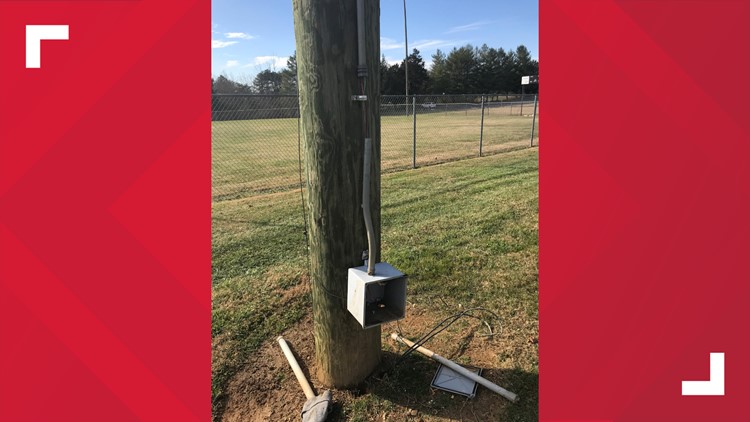 $20,000 worth of wiring stolen from Gibbs Park ball fields