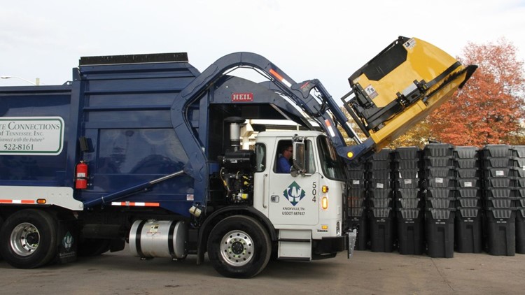 Waste Connections pauses residential recycling pickup in Knoxville for the rest of the week