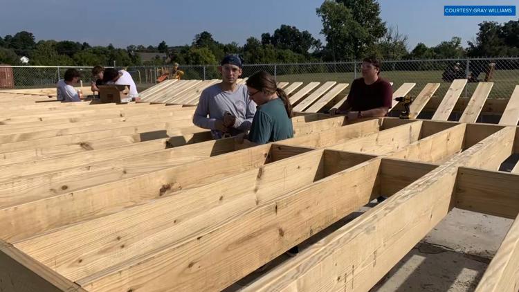 Greenback students build home from scratch and auction off to Maryville couple