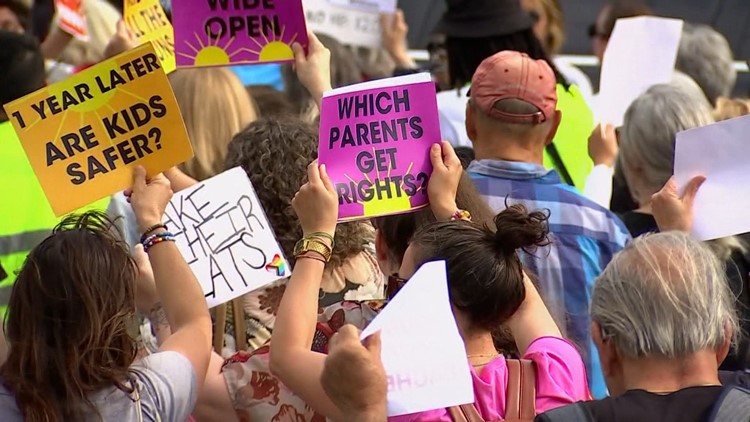 Dozens march to Tennessee Capitol to demand legislative change