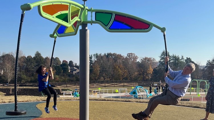 Legacy Parks cuts ribbon on new intergenerational playspace, bringing together people of ages