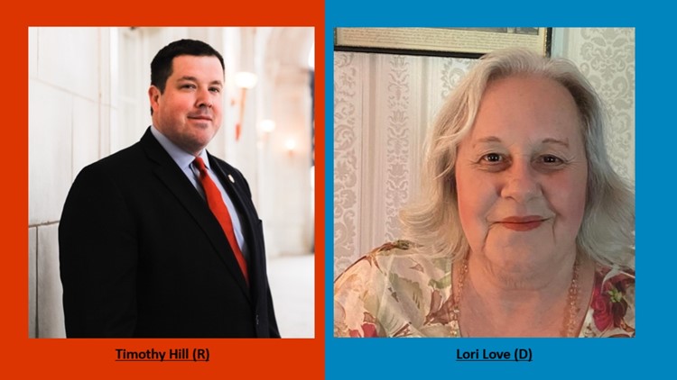 Preliminary results show Timothy Hill winning House District 3 Republican Primary election, faces Lori Love in August
