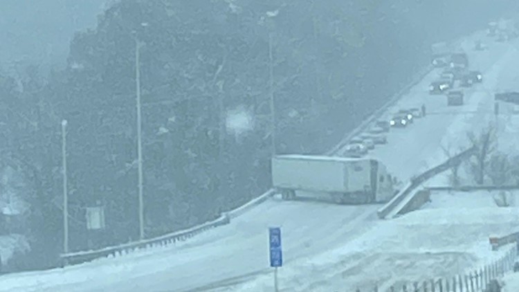TDOT: Jack-knifed semi-truck blocking I-40 West near Kingston