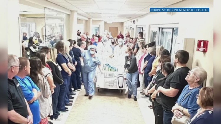 Blount Memorial holds honor walk for patient that made life-saving organ donations