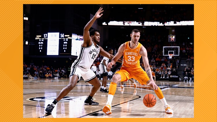 Tennessee survives against Vanderbilt 68-60, gets ninth straight win over Commodores
