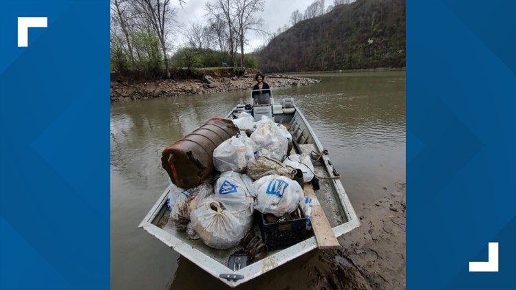 Ijams River Rescue event recovers heaps of trash and tires from Tennessee River