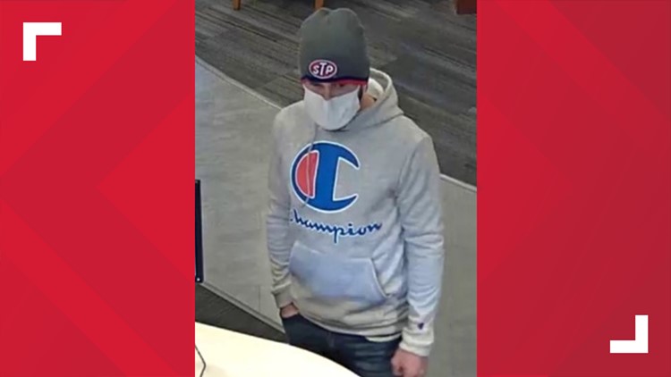 KCSO and FBI searching for suspect in Farragut bank robbery