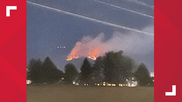 Crews responding after brush fire reported near Sugar Mountain Way, south of Pigeon Forge
