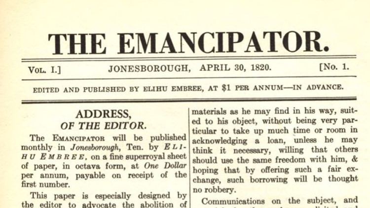 Hidden Tennessee History: TN man wanted to free the slaves. He also had owned them