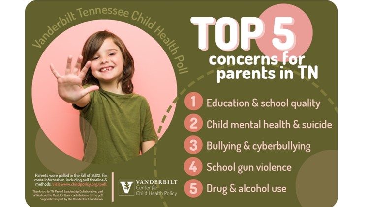 New poll shows more TN parents are concerned about their child's mental health in school