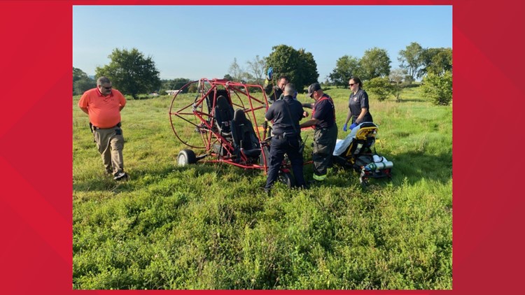 MFD: One hurt after paragliding crash in Morristown