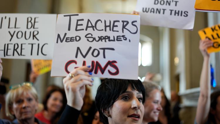 WBIR Survey: How do you feel about the possibility of teachers carrying handguns in school?