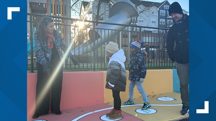 Knoxville leaders unveil new interactive mural after Fort Kid playground construction finishes