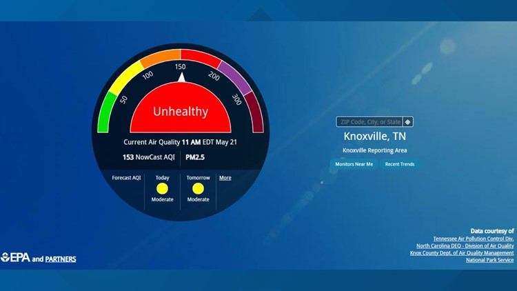 Pollution impacting air quality in Knox Co. as crews battle landfill fire Pollution impacting air quality in Knox Co. as crews battle landfill fire