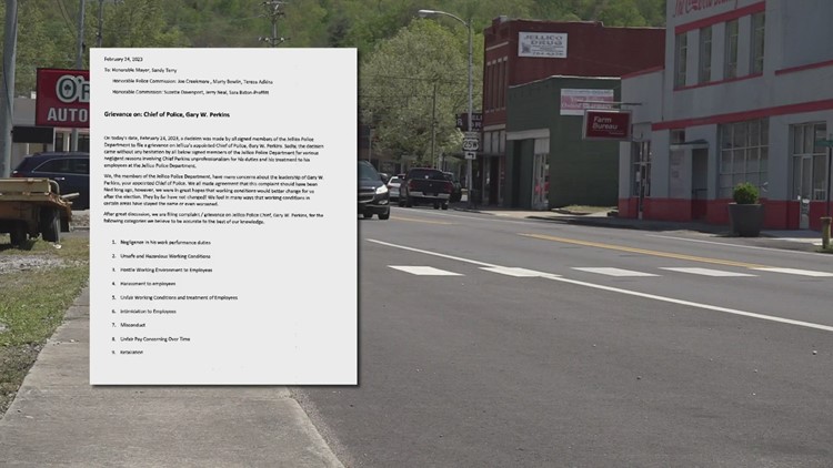 Letter outlines complaints against Jellico Police Chief Gary Perkins Letter outlines complaints against Jellico Police Chief Gary Perkins